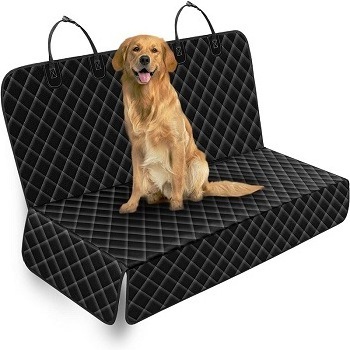 DRESSPET 2023 Hot Sale Eco-friendly Pet Seat Cover Waterproof Storage Pockets Dog Back Seat Hammock for Cars