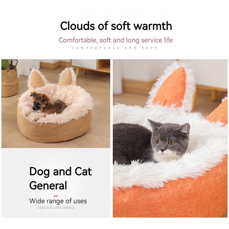 Cat Complete Linen Xxl Boucle Humansize Calming Dog Sofa Bed Car Beds Luxury Pet Manufacture Waterproof For Dogs