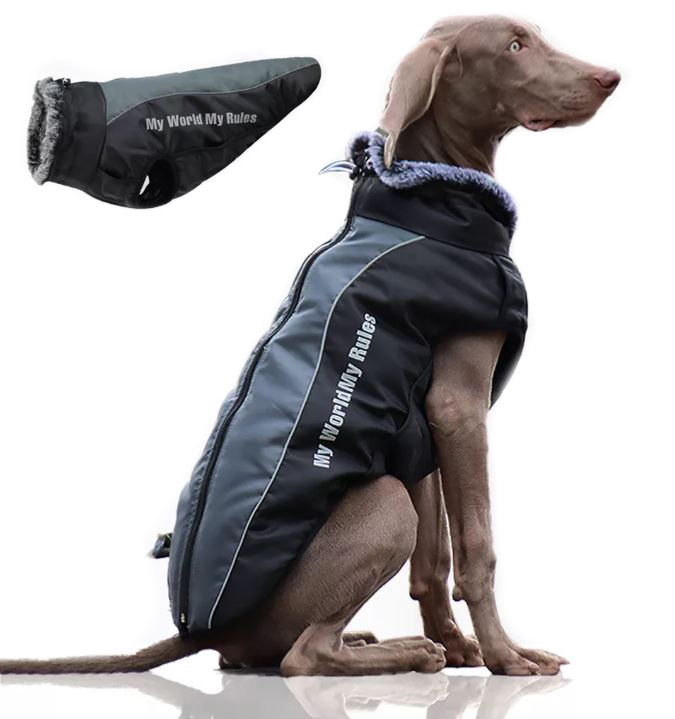 Windproof Water Repellent Pet Apparel Warm Padded Hunting Large Winter Dog Thick Vest for Outdoor