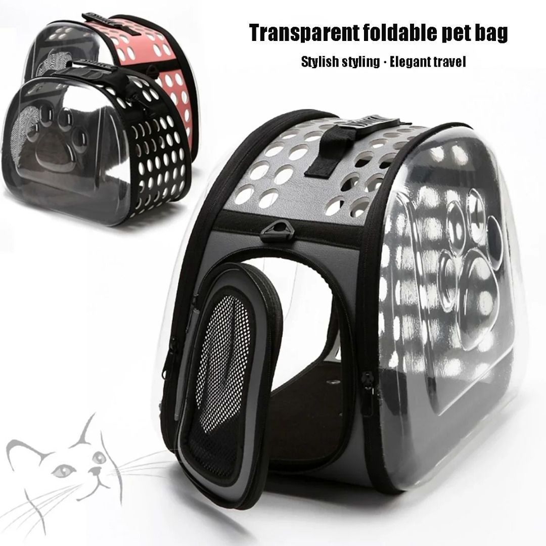 Large Collapsible Portable Expandable Custom Foldable Luxury Pet Bags Travel Designer Dog Backpack Cat Carrier Bag For Dogs New