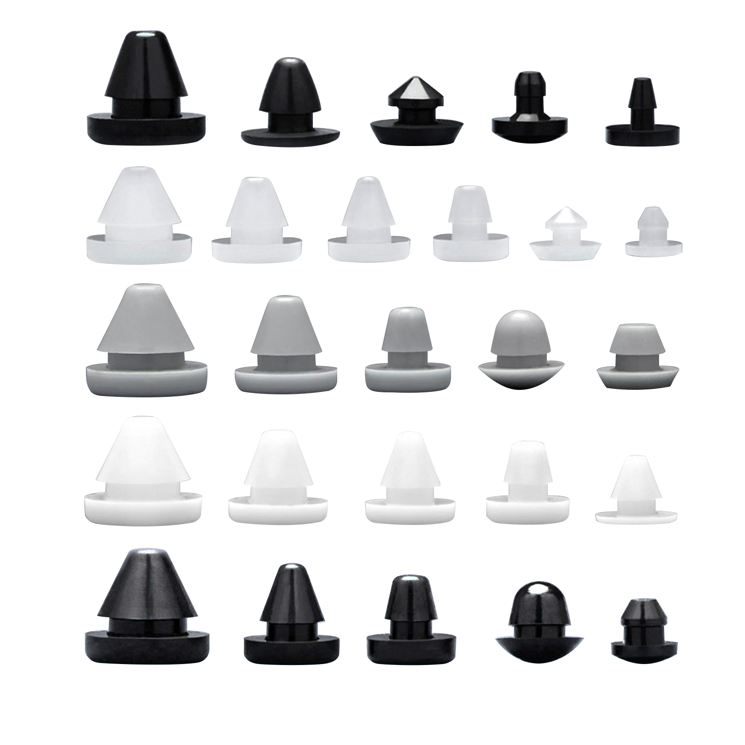 Custom silicone rubber material nail plug rubber hole plug USB silicone plug and other accessories