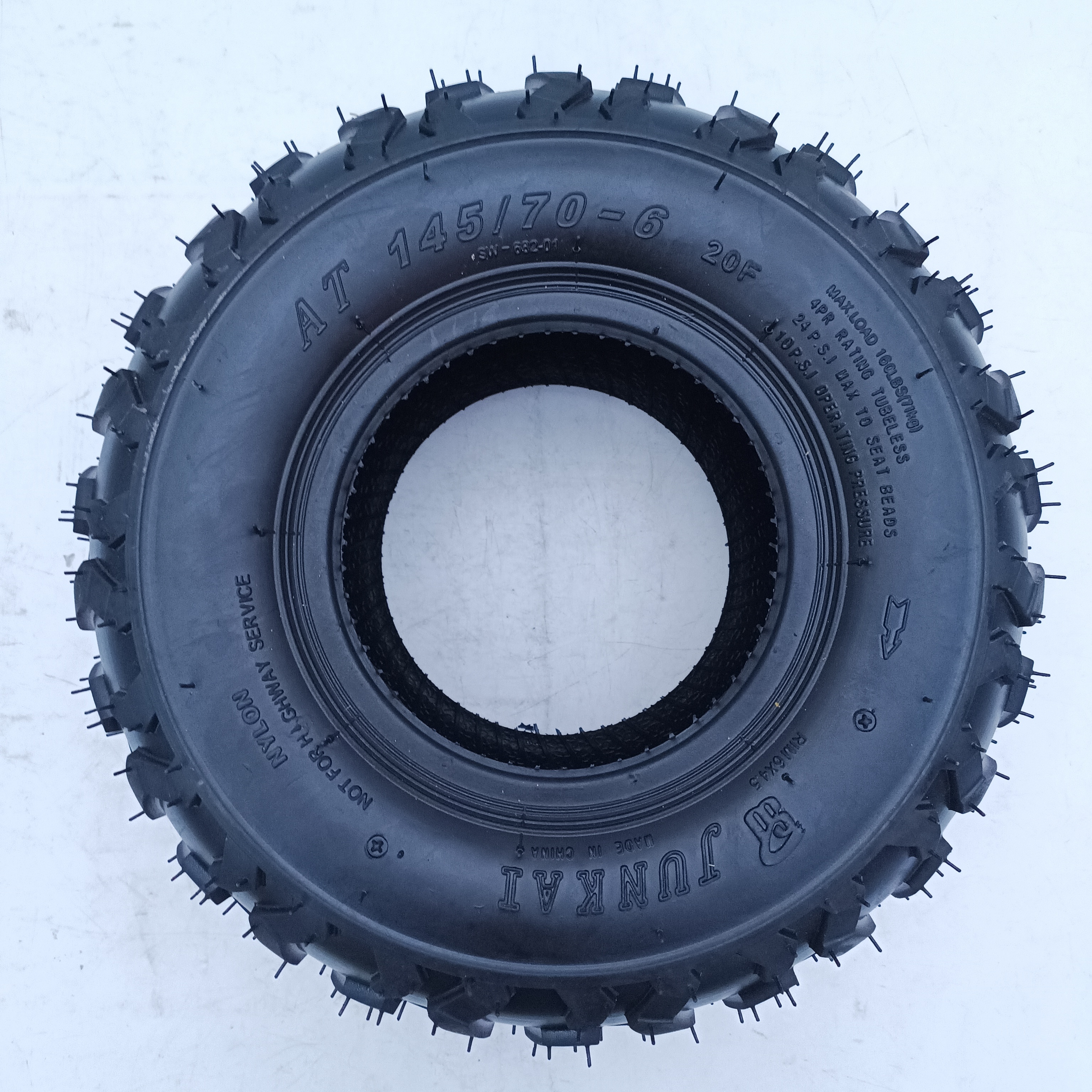 Hot selling ATV Wheel 145/70-6 tire Go kart tires Fit For 50cc 70cc 110cc 125cc Small ATV Quad Front Or Rear Wheels