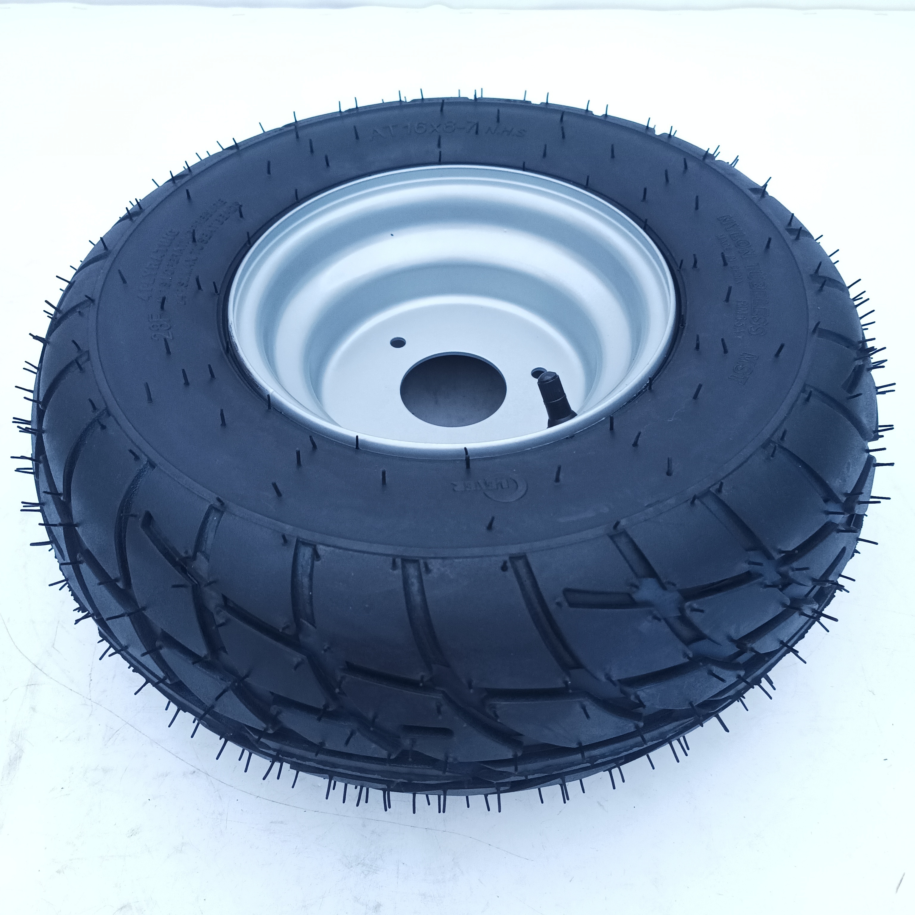 ATV High Performance Go Kart Tires 16x8-7with 6 inch steel wheell rim  Go Kart Rims And Atv Tire For Teenagers Go Karts