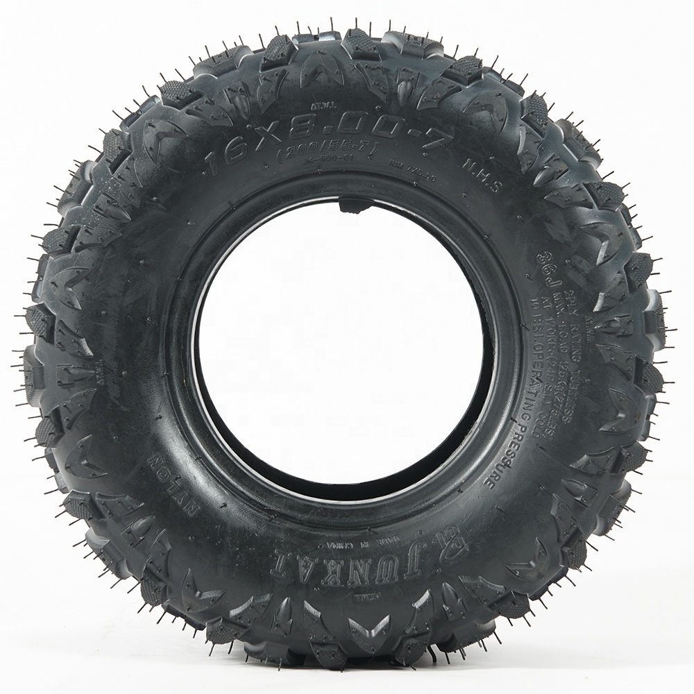 New models that everyone loves  16x8.00-7 tire 110cc atv GO KART  Bestselling tires 7-inch atv go kart tires and wheels