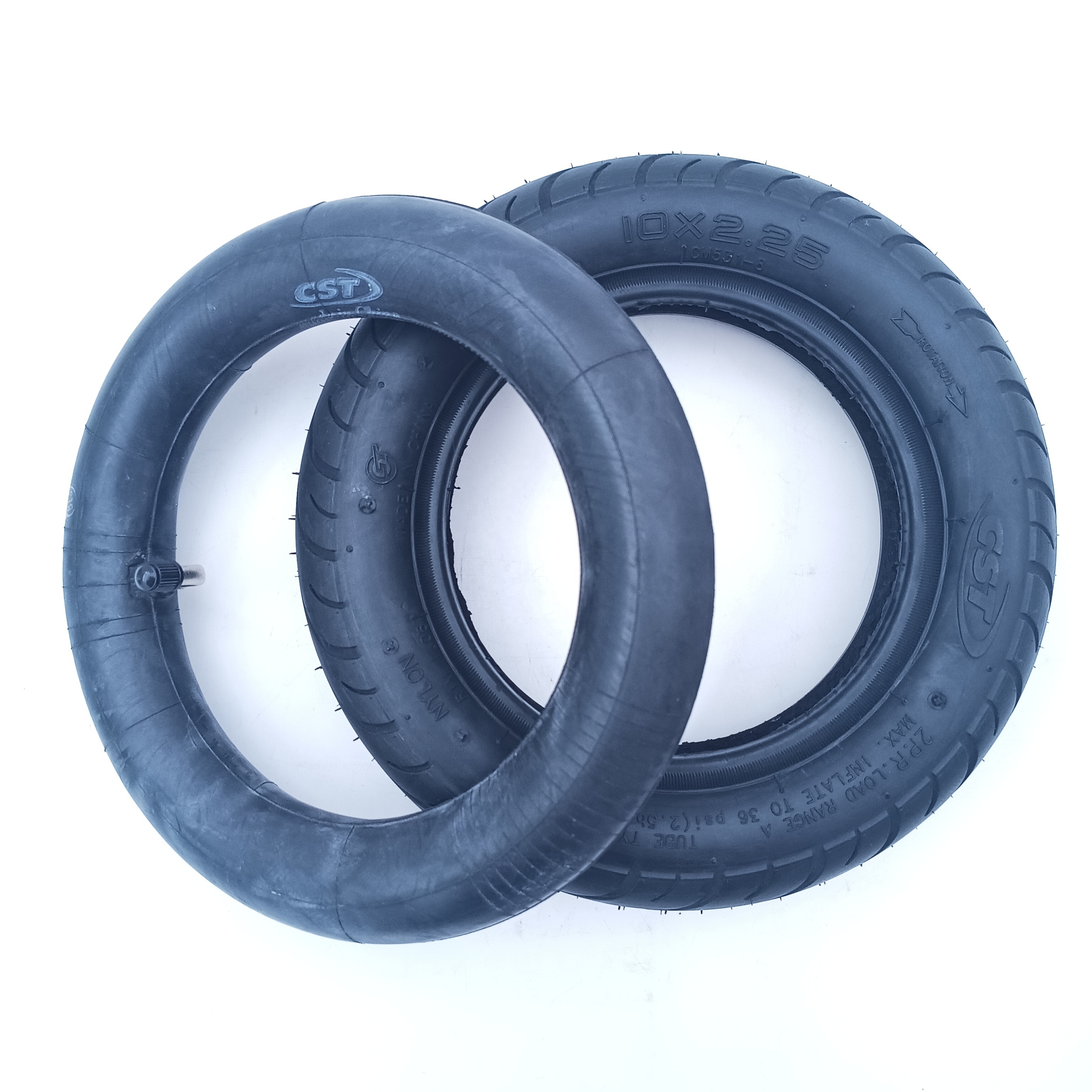 High quality 10 inch pneumatic tire CST 10x2.25 inner and outer tube tires  for For Electric Scooter tyre