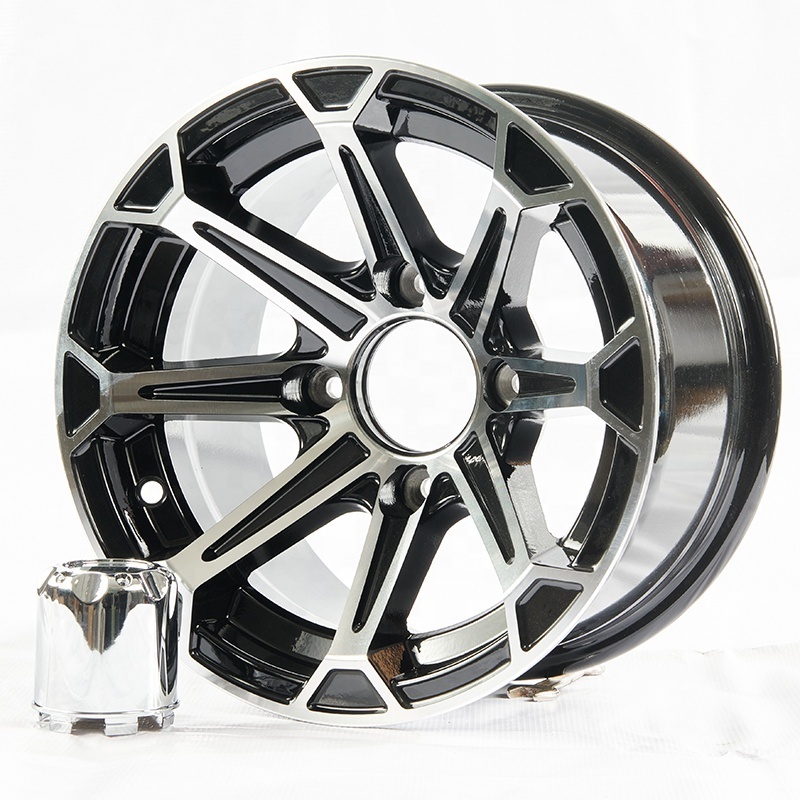 High quality Customized 12Inch Golf Cart Rims ALLOY ATV&UTV off-road wheel  For Ezgo Yamaha Golf Cart