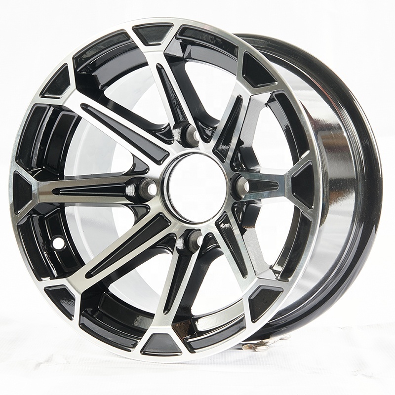 High quality Customized 12Inch Golf Cart Rims ALLOY ATV&UTV off-road wheel  For Ezgo Yamaha Golf Cart