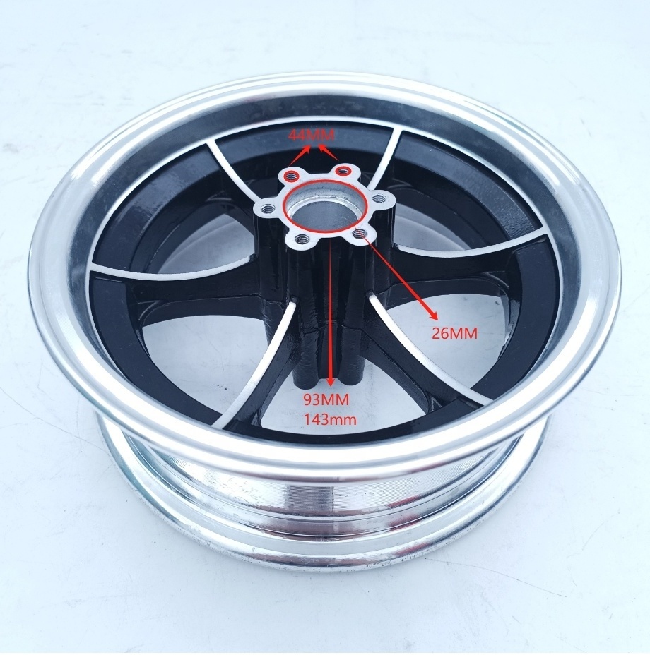 High Quality 8 inch Aluminum Alloy  Rim fit for Tires 90/65-8 130/50-8 for 49CC 50CC Mini Motorcycle Pocket Bike