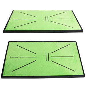 Extra Replaceable Batting Golf Practice Mat with Rubber Base Golf Training Mat for Swing Path Feedback Detection