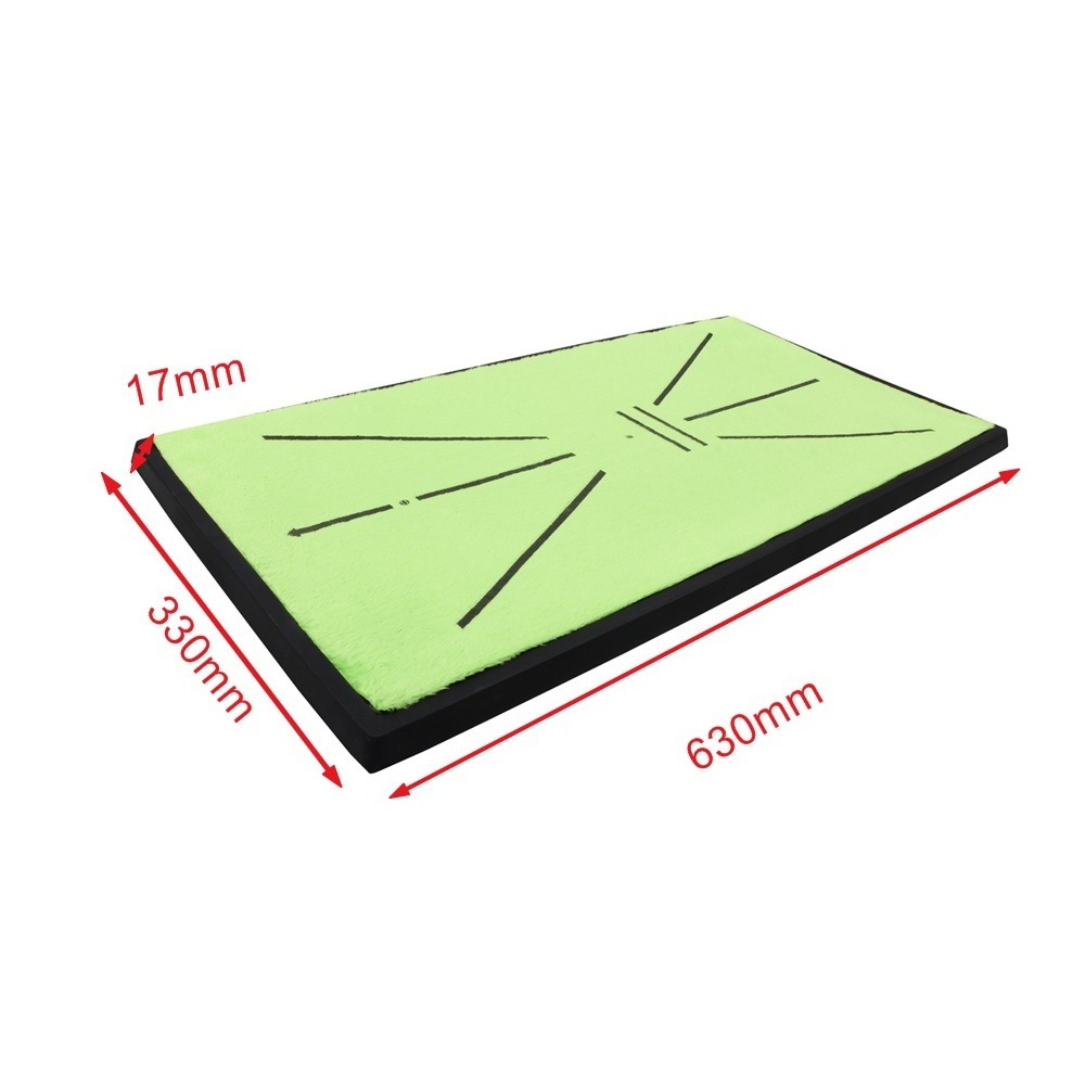 Extra Replaceable Batting Golf Practice Mat with Rubber Base Golf Training Mat for Swing Path Feedback Detection