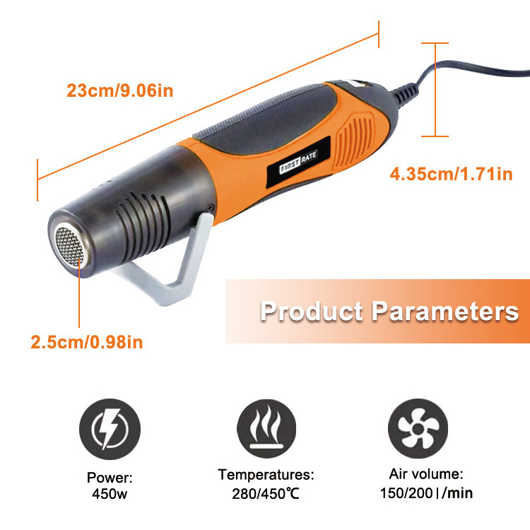 450W 220v portable soldering small mini hot air gun heat gun for mobile repair shrink wrap