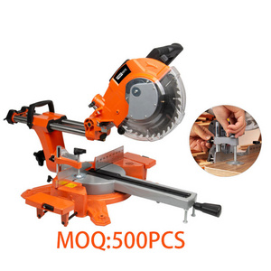 (MOQ 500PCS)Saw Miter Used 12Inch 110-220V 50/60Hz 1500 Mm Dual Miter Saw Electric Saw For Metal Cut Wood