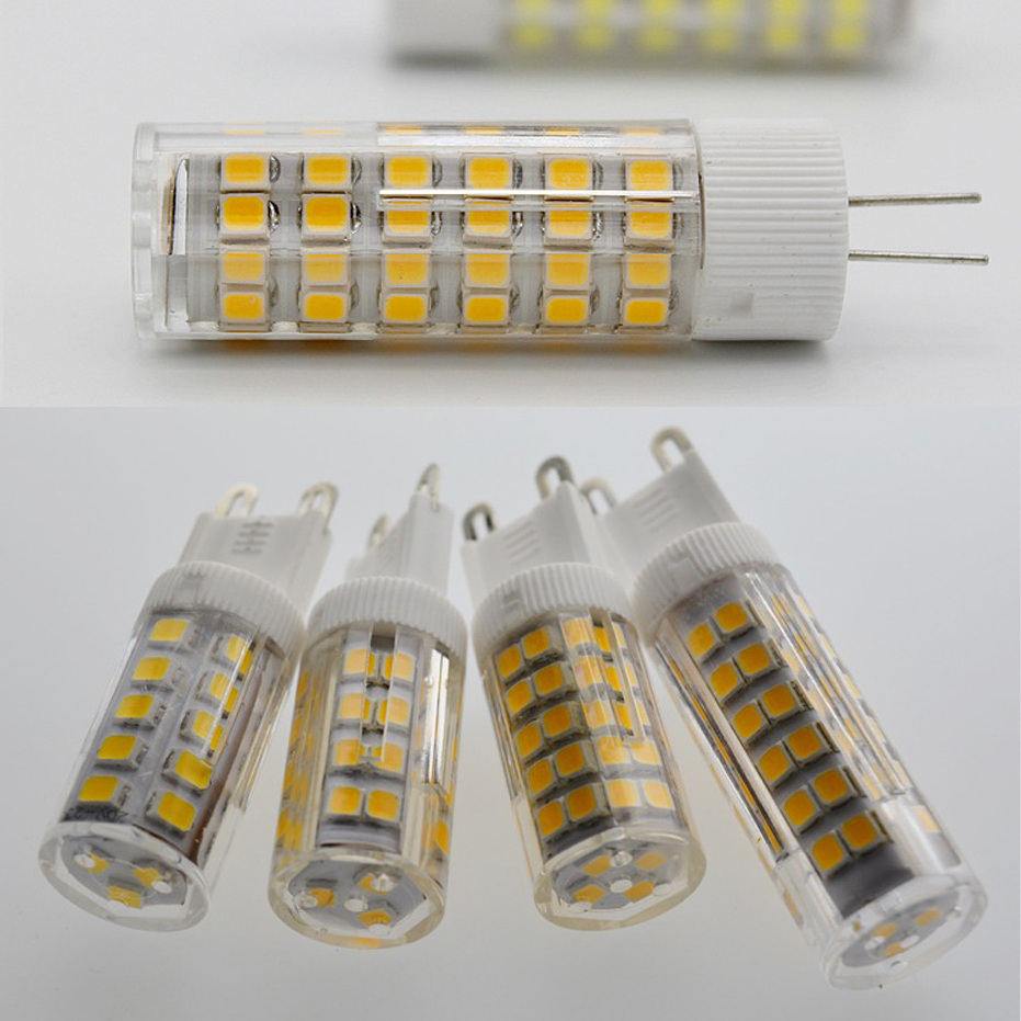 Factory Outlet G4 G9 E14 Light bulbs 33/51/75leds 220V SMD2835 PC Ceramics Lamp Bulb for Indoor Lighting