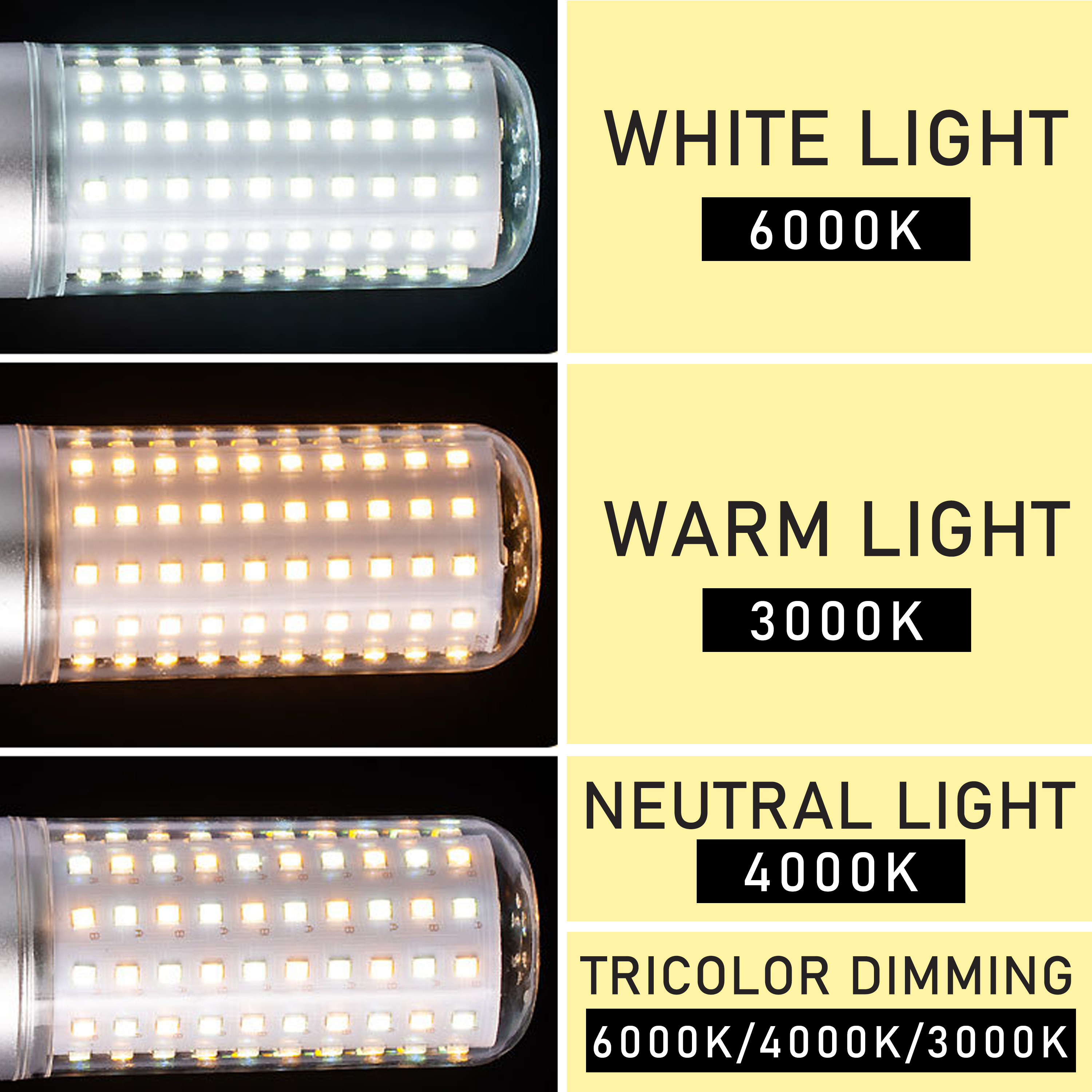 Ultra Bright 25W 40W LED Corn Bulb AC85-265V E27 E14 B22 Lampara No Flicker Lamp Bombillas For Home Chandelier Lighting