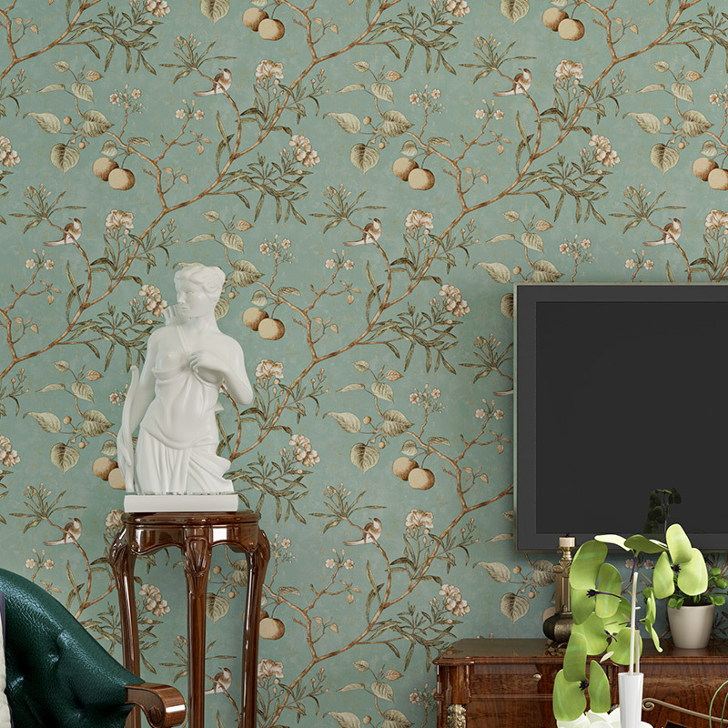 factory living room wallpaper home decoration wall paper  Beautiful Golden Rose Flower Wallpaper