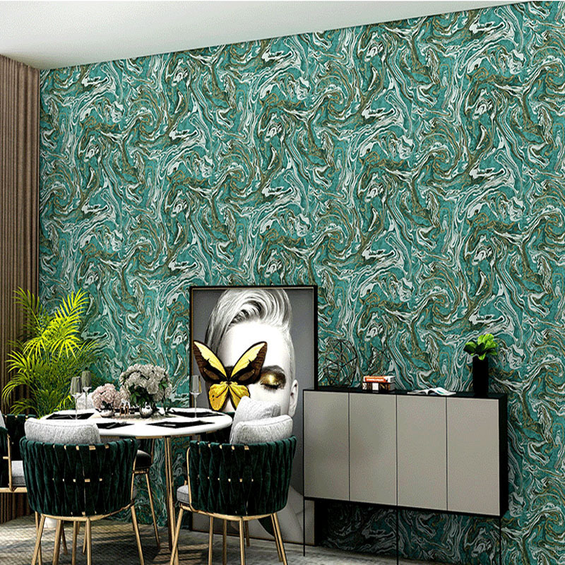 0.53*10m3D background wall room wallpaper deerskin velvet thickening bedroom wallpaper non-woven wallpapers