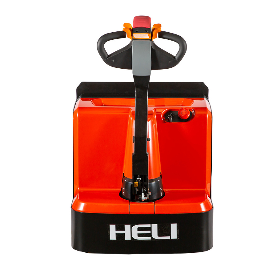 Heli electric forklift truck electric pallet jack 1 ton lead acid pallet jack truck electric portable car loading lift truck