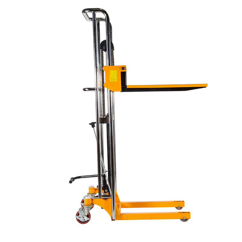 400 kg manual stacker lift tables hydraulic trolley pallet truck