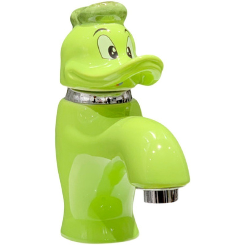 Kindergarten children's cartoon automatic sensing faucet cute cartoon elephant ceramic basin mixer faucet