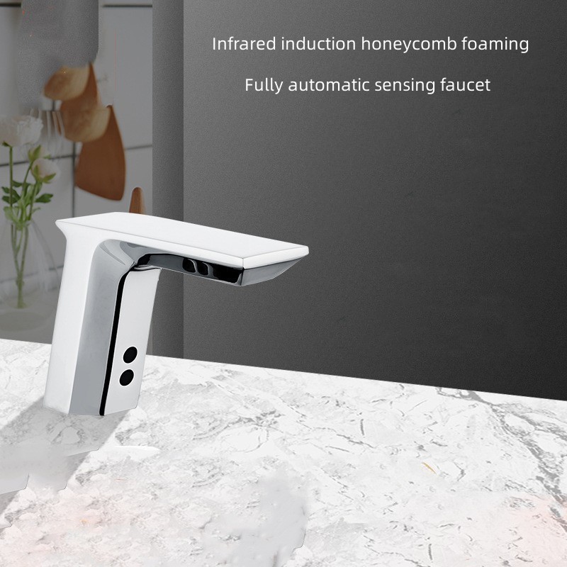 All copper induction faucet fully automatic intelligent infrared single cold wash basin household hand sanitizer