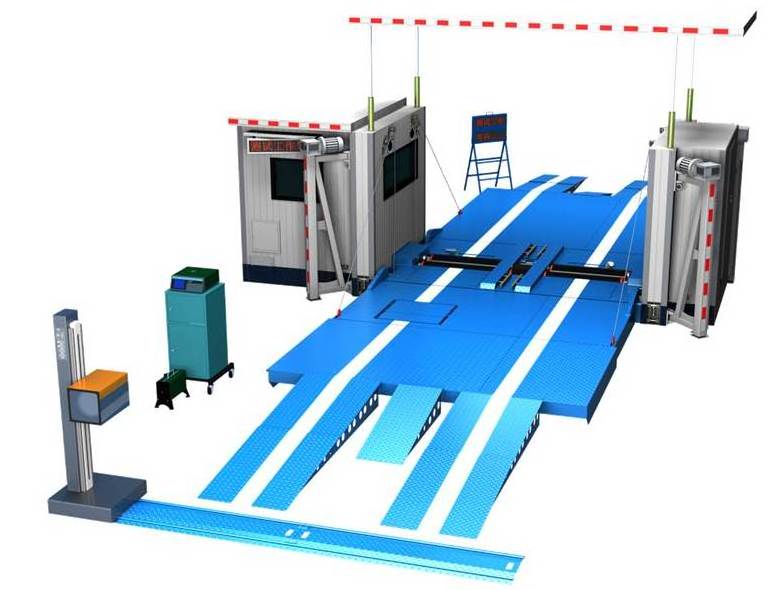 ZEMIC Vehicle Car Motorcycle Dynamometer Vehicle Inspection System