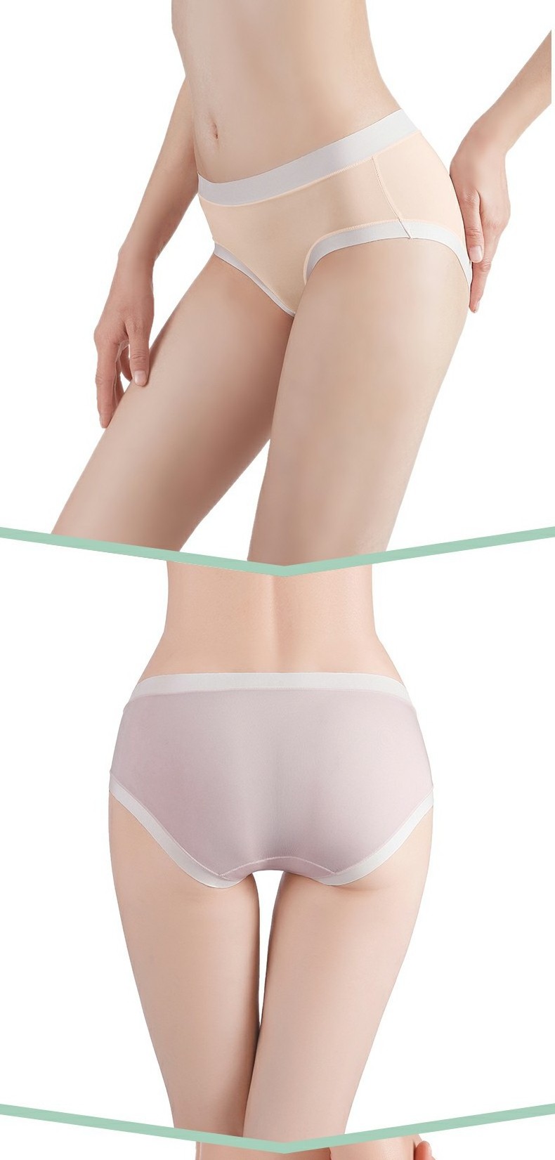 Big Size Women Briefs Solid Color Daily Wear Breathable Cotton High Waist Women Underwear