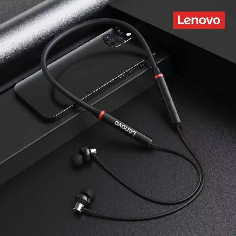 Original Lenovo HE05 wireless neckband sports running headphone Stereo Subwoofer Magnetic Headphones lenovo he05 earphones