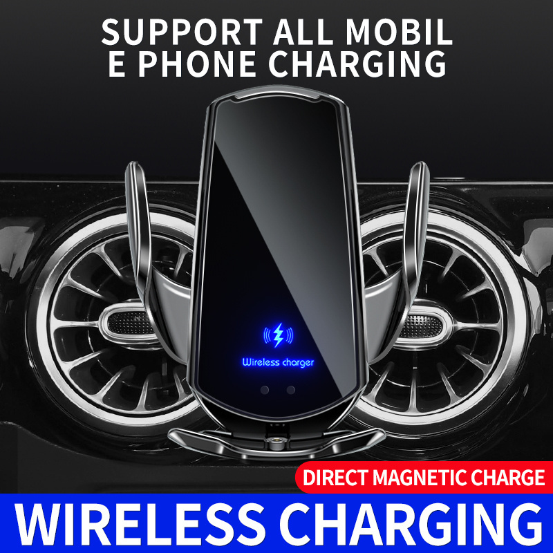 Hot selling Q3 Car Phone Holder Wireless Charger Car Phone Mount 15W Fast Charging Phone Holder For Car