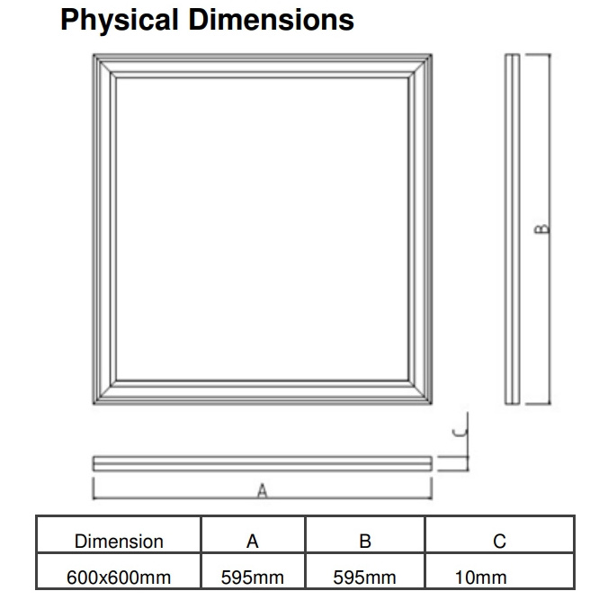 LED Panel Light Aluminum Office Hospital 25w Economic Led Panel Light l Led Panel Light for hospital