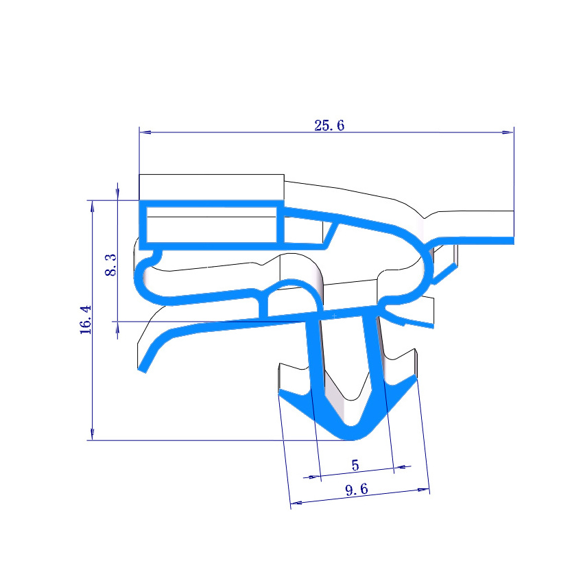 Door / window PVC TPE weatherstrip