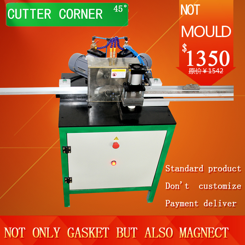 pp plastic / rubber strip gasket corner angle cutter machine