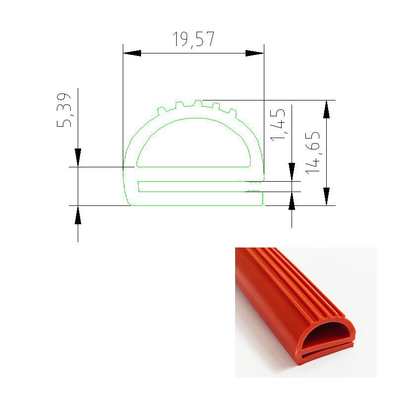 Wholesale 3m Adhesive Backed Tape Silicone Heatproof Aging Resistance Self Adhesive Tape Door Seal Strip