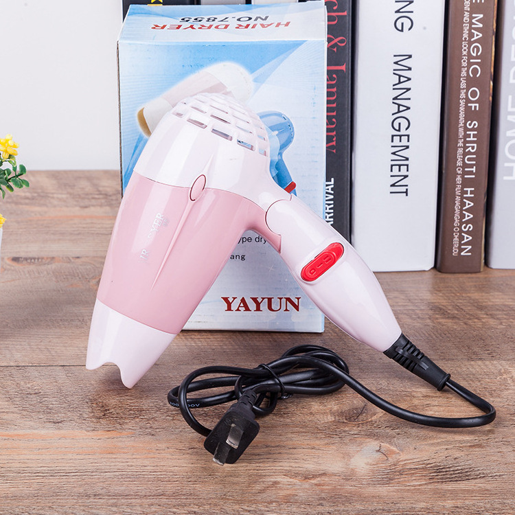 HOT Electric Folding Handle DC Motor Foldable Hair Dryers Holder Professional Electric Hair Dryer with Concentrator Nozzle