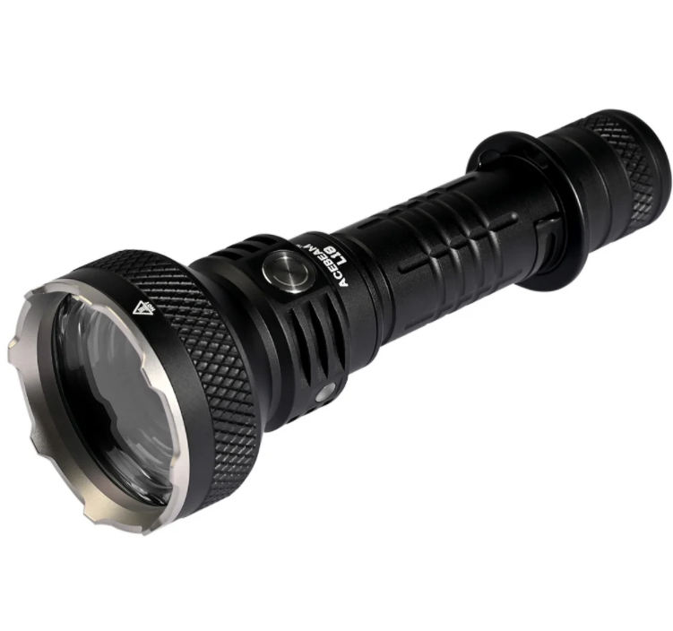 The best hunting flashlight that throws an impressive far-range light beam,delivers a max output of 1,500 lumens