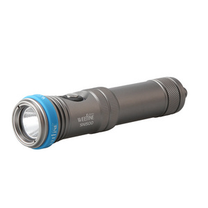 Weefine SN1500 Mini Diving 1500 lumens 6500K side switch smart focus 1 beam angle 15 underwater flashlight with 18650 battery