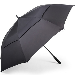 Big size Double Layer Windproof Fiberglass Good quality umbrella