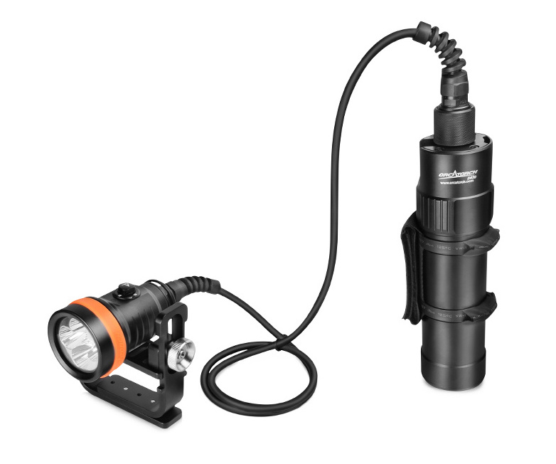 D630 Powerful Canister Dive Light  4000Lumen Primary Canister Dive Light Technical Diving Flashlight, Scuba Diving, Cave Diving