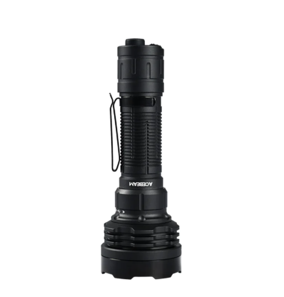 P18 Quad-Core Tactical Flashlight,Utilizing 4X SFT40 LEDs with a max output of 5000lumens and 629meters