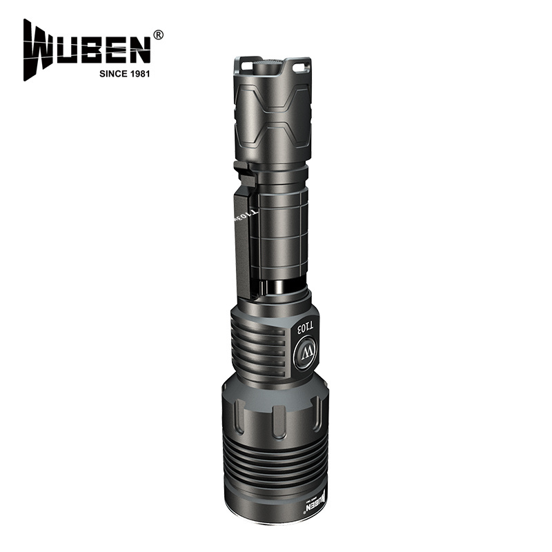 WUBEN T103 Promultifunctional flashlight for exploring and rescuing 1280 Lumens  maximum range of 508 meters