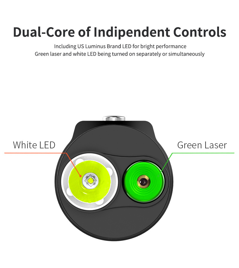 Double press switch J2  Diving Flashlight With Green Laser,LED High Power Led 18650 Rechargeable Battery Torch two easy switch