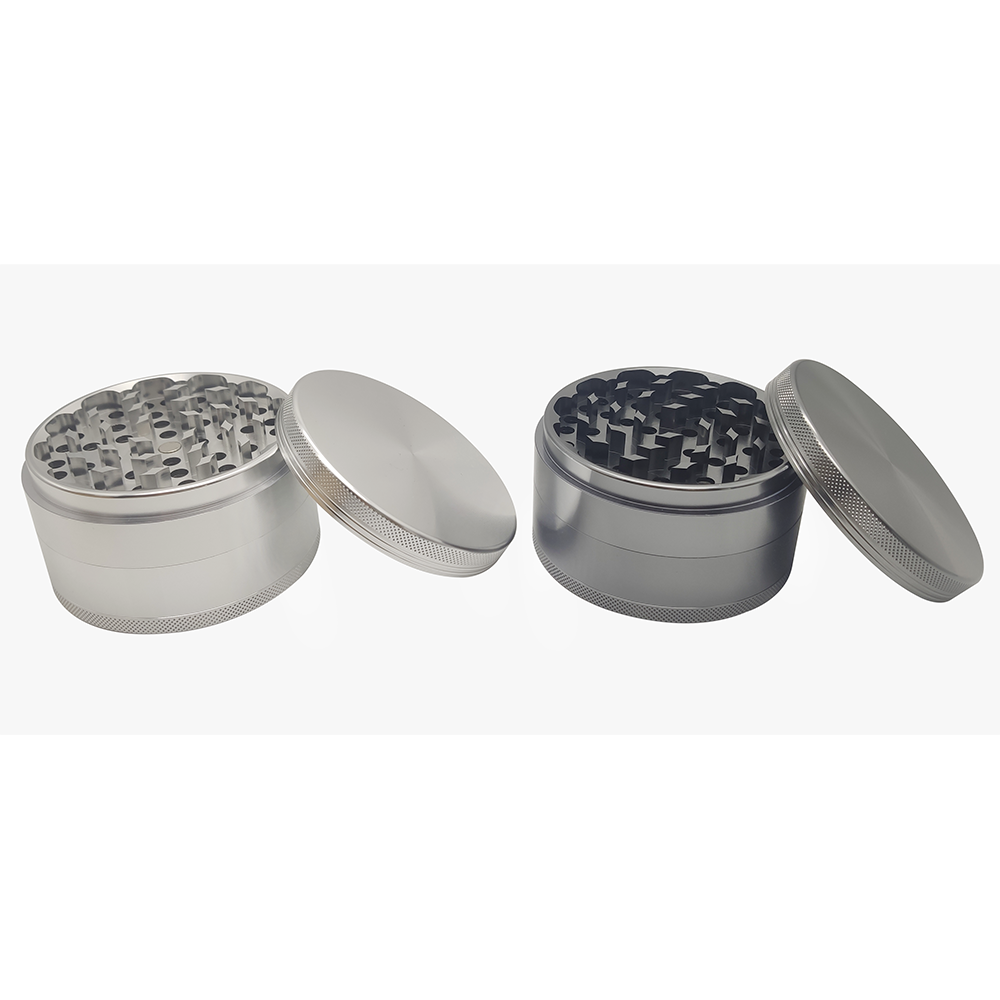 Wholesale 100mm Large Grinder Custom Logo Good Quality Aluminum Herb Grinder Smoke Crush Metal Grinders smoking accessories