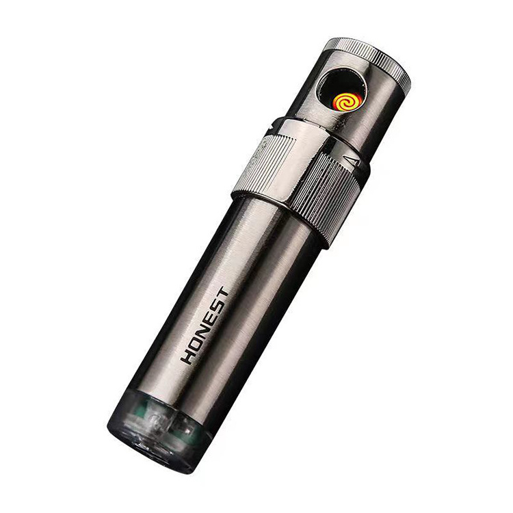 Hot Selling Windproof Electronic Lighter Portable Waterproof Electric USB Charging Rechargeable Cigarette Lighter