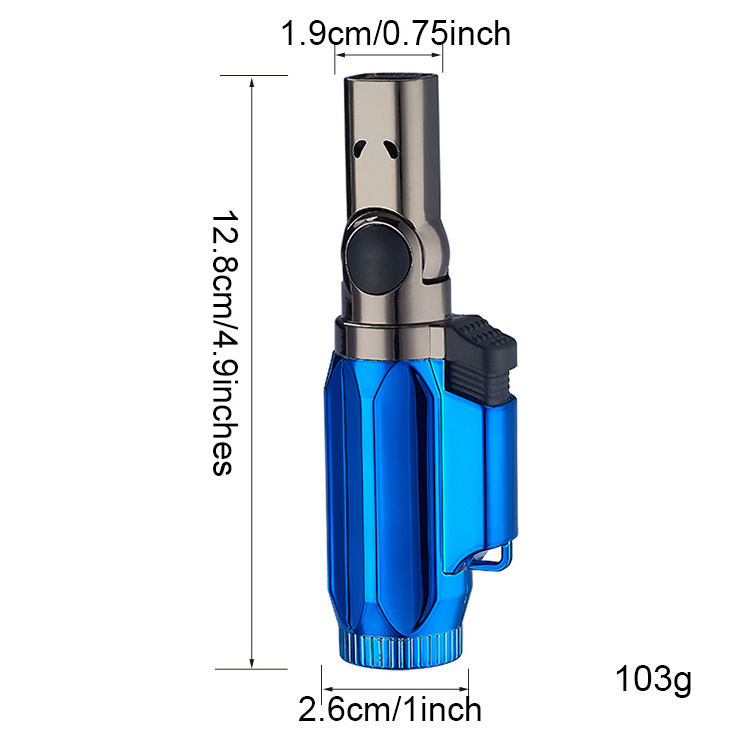 Wholesale Portable Windproof Butane Gas Lighter Pocket Cigarette Smoking Micro Jet Flame Torch Lighter