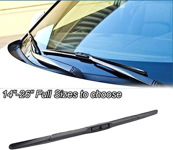 World Best Selling Products Car Wiper Blade Blade Black HY Universal Wiper Blades Rubber Refill 12