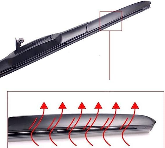 World Best Selling Products Car Wiper Blade Blade Black HY Universal Wiper Blades Rubber Refill 12