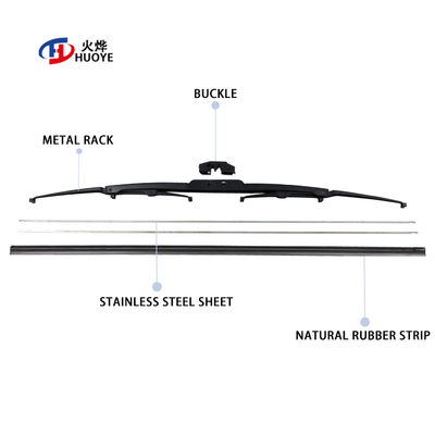 Windshield Wiper Blade with Rubber Refill Wiper Arm for Enhanced Windscreen Cleaning