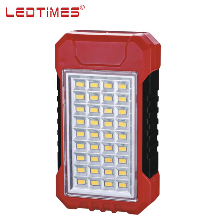 High Effciency USB Rechargeable Outdoor Camping ABS 4V 0.5w Portable Solar Led Emergency Light