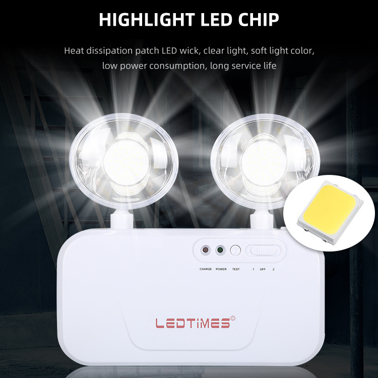 LEDTIMES  Indoor Emergency Power Lighting ABS Portable 5W Rechargeable Led Emergency Light Lamp