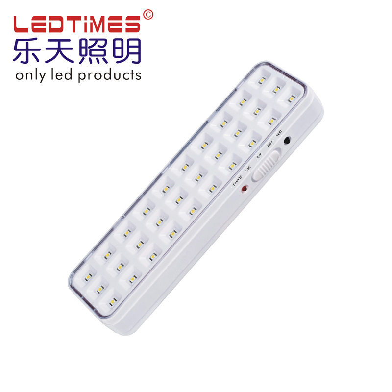 LEDTIMES High Quality Lithium Battery Indoor ABS 6w Led Rechargeable Emergency Light