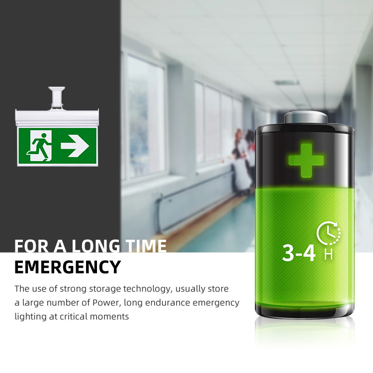 Super Bright Ce RoHS Customized Indoor Light Lobby 0.2W Smd Rechargeable Led Emergency Light